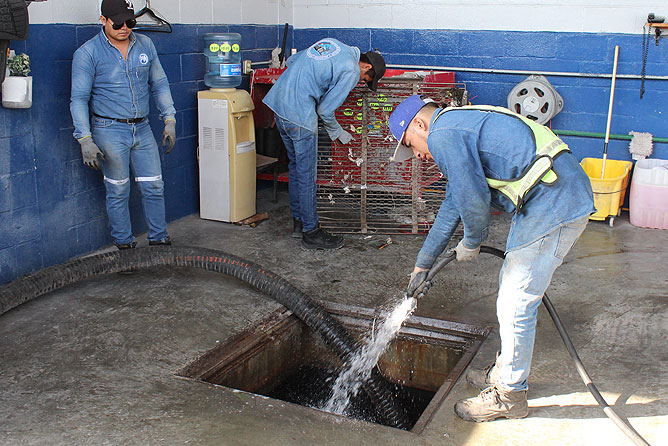 limpieza y desinfección de cisternas